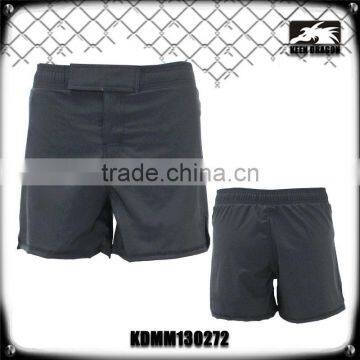Men's Martial Arts Short Shorts Four Way Stretch Cheap Black Blank Mma Shorts photo-1