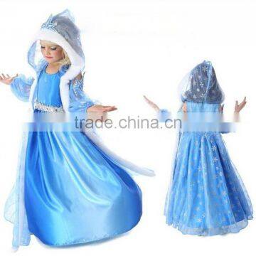 Girls Frozen Elsa Anna Dress photo-4