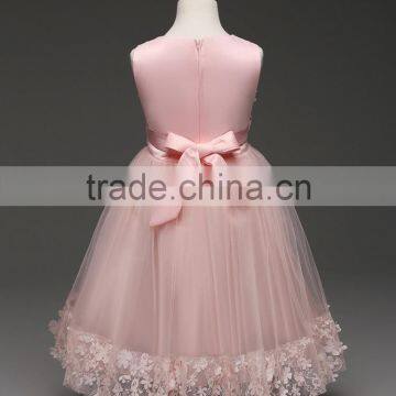 New Girls Party Dresses Summer Sleeveless Lace Muslim Wedding Dress photo-5