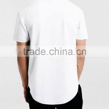 High Quality Custom Long Hem T-shirt photo-2