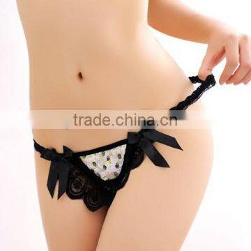 2016 Hot Sexy Lace Women Panties Thongs G-string Lady Lingerie Panties V-string Women Underwear Lady Briefs photo-3