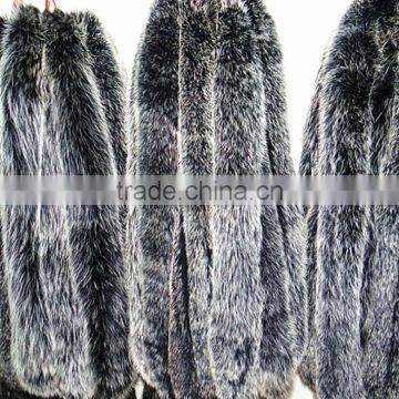 BBG-H-18 Fox Fur Collar / Trimming / Fox Fur Strip For Jacket Hood photo-3