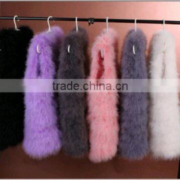 2015 New Fashion Real Natural Fur Vests Women Ostrich Feather Fur Vest photo-6