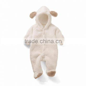 2016 Cartoon Animal Style Baby Bodysuits Boy&Girl's Climb Clothing Coral Velvet Animal Bodysuit Coral Fleece Style Hooded photo-6