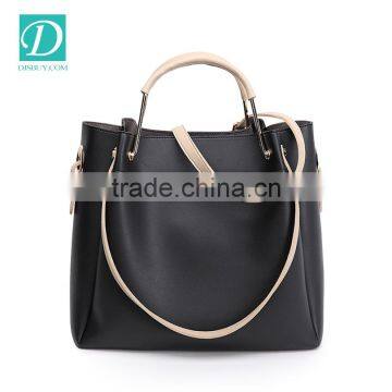 Army Green Metal Handle Handbag Fashion Messenger Bag photo-2