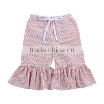 2017 Wholesale Children's Boutique Clothing Cotton Baby Girls Ruffle Shorts photo-2