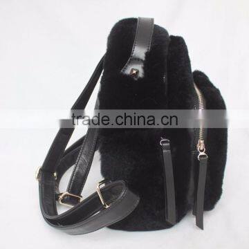 Myfur Cheap Rex Rabbit Fur Customized Teenage Fashion Backpack photo-2