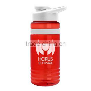 USA Made 20 Oz. BPA-Free Tritan Stripe Water Bottle With Drink-Thru Lid - Has Snap Lid, Silicone Grip and Comes With Your Logo photo-3