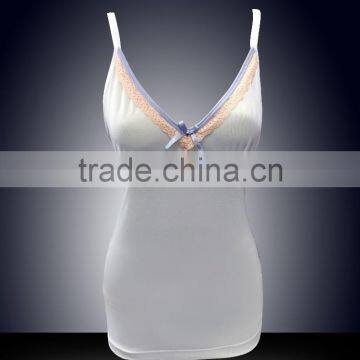 Pure Angel Night Dress Breathable Comfortable Wearing Soft Bra 2016 New Designs
