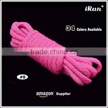 2016 Bestselling 3M Visibility Shoestrings Shoelaces For All Sneakers Shoes - Customized Multicolor Bright Safety Laces photo-2