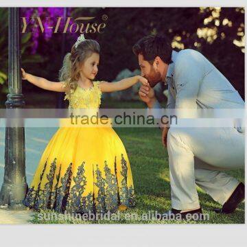 Gown Skirt Pink Lace Short Front &amp Long Back Flower Girl Dress Free Shipping