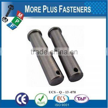 Made In Taiwan Clevis Pins Adjustable Bright Zinc Plated Steel Plain Finish