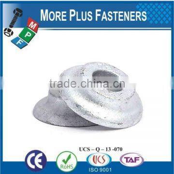 Made in Taiwan Galvanized Green Dipped White Coated Ogee Washer photo-3