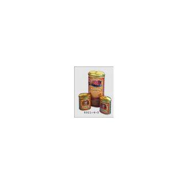 Golden Tin Box,Coffee Tin Can,168 Metal Box,Tin