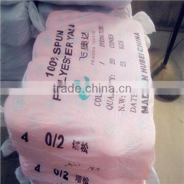 High Tenacity Virgin 100% Sewing Thread Use Raw White Spun Polyester Yarn From China Manufacturer photo-5