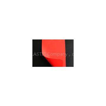 Heavy Duty Waterproof PVC Coated Polyester Tarp Covering , Red Or Customized