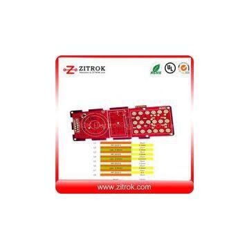 High TG180 Red Soldermask 8Layer Immersion Gold Board