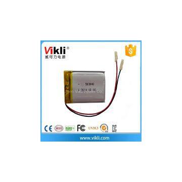 503040 3.7v 600mah Polymer Battery