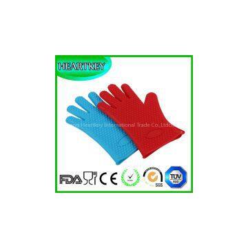 Silicone Heat Resistant Grilling BBQ Gloves for Cooking, Baking, Smoking & Potholder photo-3