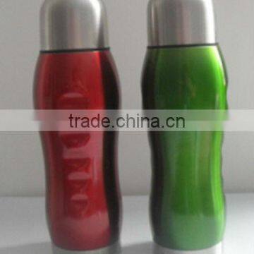 500ml Curve shape stainless steel vaccum flask