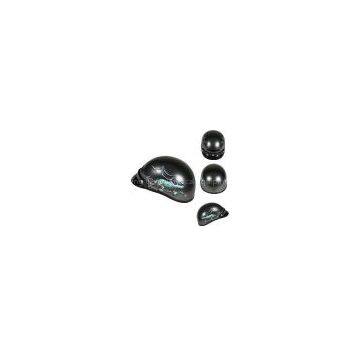 Half Face Motorcycle Fiber Glass Helmet (New)