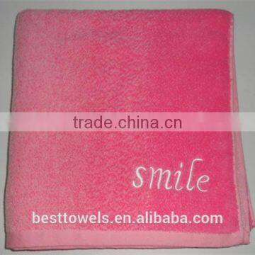 Wholesale Custom 100% Terry Cotton Bath Towel