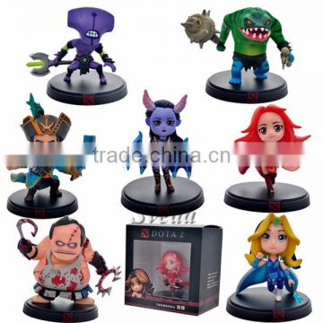 2016 Dota figure set of 7pcs Dota 2 action figure for game fans Dota2 PVC model toy