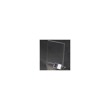 acrylic menu holder
