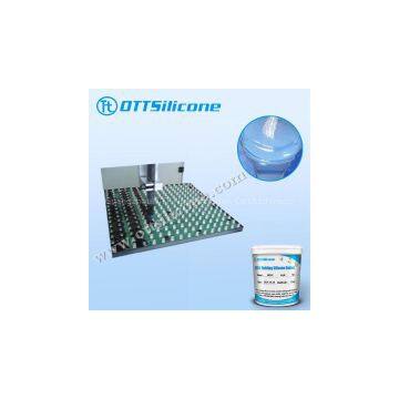 Anti-yellow Electronic potting addition silicon rubber for encapsulating LED display