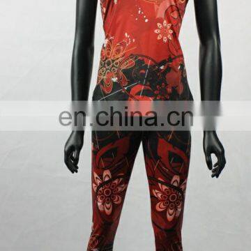 customized sexy slim fit top quality running wear