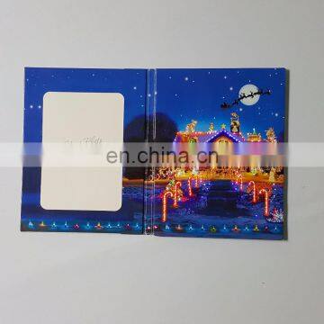 Free samples night led light plastic photo frame for home decor