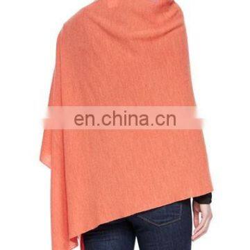 Latest Women's Knittedwool Poncho Fashion Irregular Sweaters photo-3