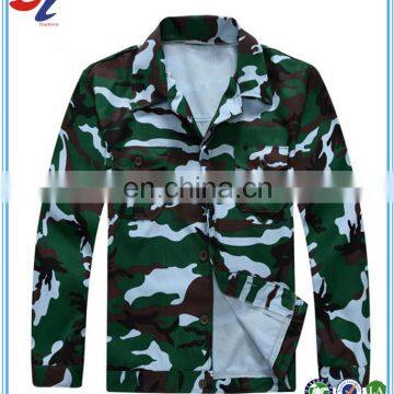 100% Polyester waterproof antistatic camouflage causal jacket