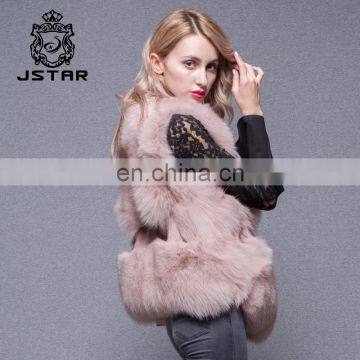 Women Stylish Winter Fur Coats Short Loose Fox Fur for Wholesale photo-4
