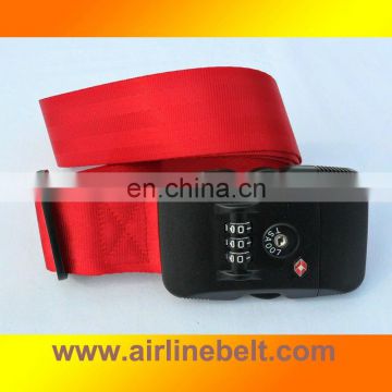 Luxury airline safety belt luggage belt