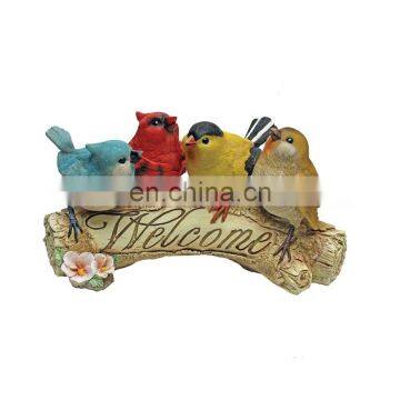 Customized high quality design bird welcome statue