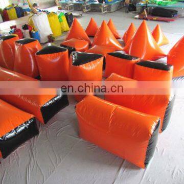 TOP Inflatable Qulity Orange Color Paint Ball Equipment,inflatable Paintball Bunkers for Sale photo-5