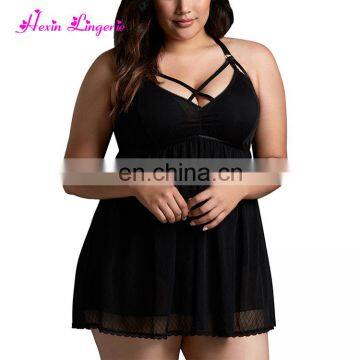 Big Discount Women Chest Cross Harness Sleepwear Sexy Lace Lingerie