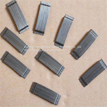 cold drawn wire fibre with hooked ends and glued in bundles
