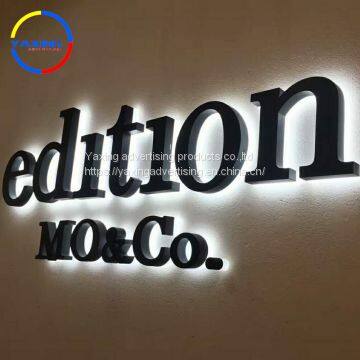 3d letter sign letters fabricated different styles led alphabet backlit letter signage