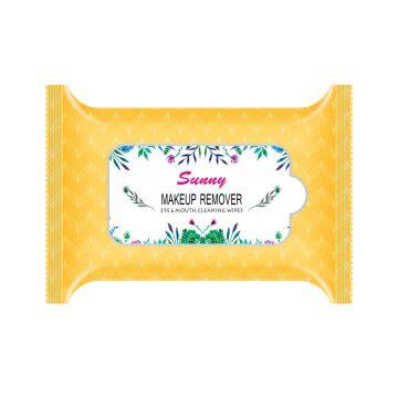OEM Best Cleansing Makeup Remover Wipes For Eye & Lip After Workout Face Basis Wipes Sensitive Skin