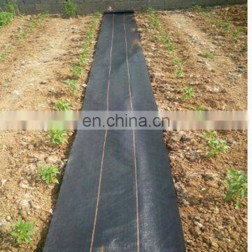 pp woven fabric plants ground cover, black weed mat