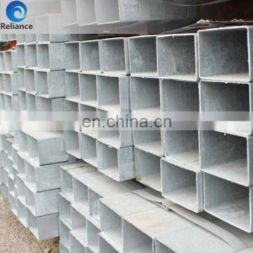 Black Square Steel Pipe / Construction Section Square Tube 100*100