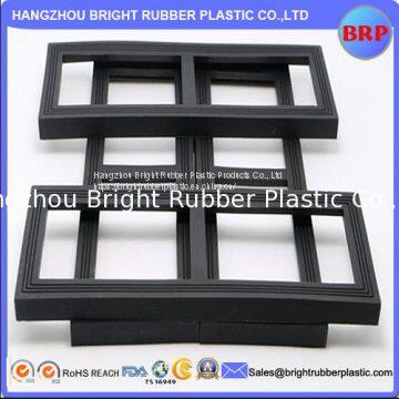 China OEM Black High Quality Environmental Protection Rubber Silicone Buffer Frame