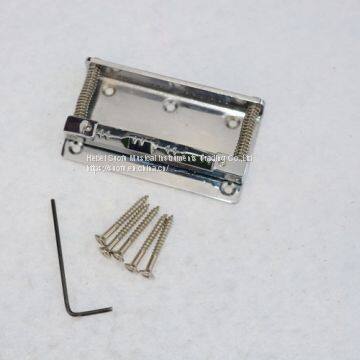 Zinc Alloy 6 String Fixed Hard Tail Hardtail Guitar Bridge for Electric Guitarra