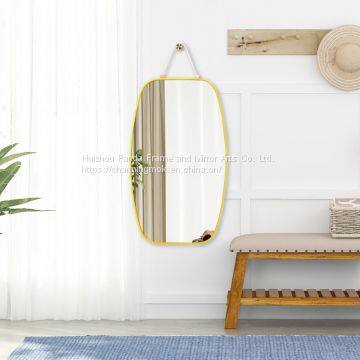 Solid Wood Bathroom Mirror Hanging Wall Anti-Explosion Fog-Proof Full Length Mirror photo-3
