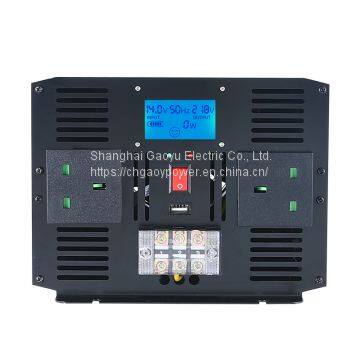3000W High Compact Pure Sine Wave Inverter 24V DC to 230V AC Power Converter for Home Solar Power System Alumimum Case