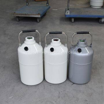 Small Portable Vacuum biological storage transport Liquid Nitrogen dewar flask tank container Factory Price