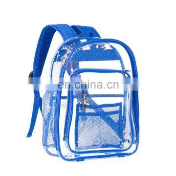 Amazon Hot Sell Daily See Through Clear PVC Backpack Transparent School Bag For Campus photo-7