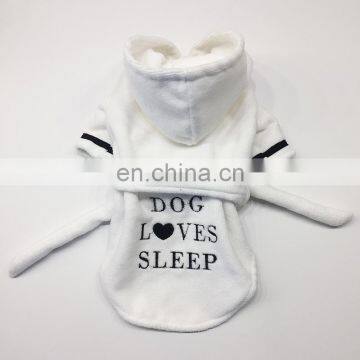 Wholesale Comfortable Cotton Soft Cozy Fashion Towels Pajamas Cat Pet Dog Bathrobe With Dog photo-6